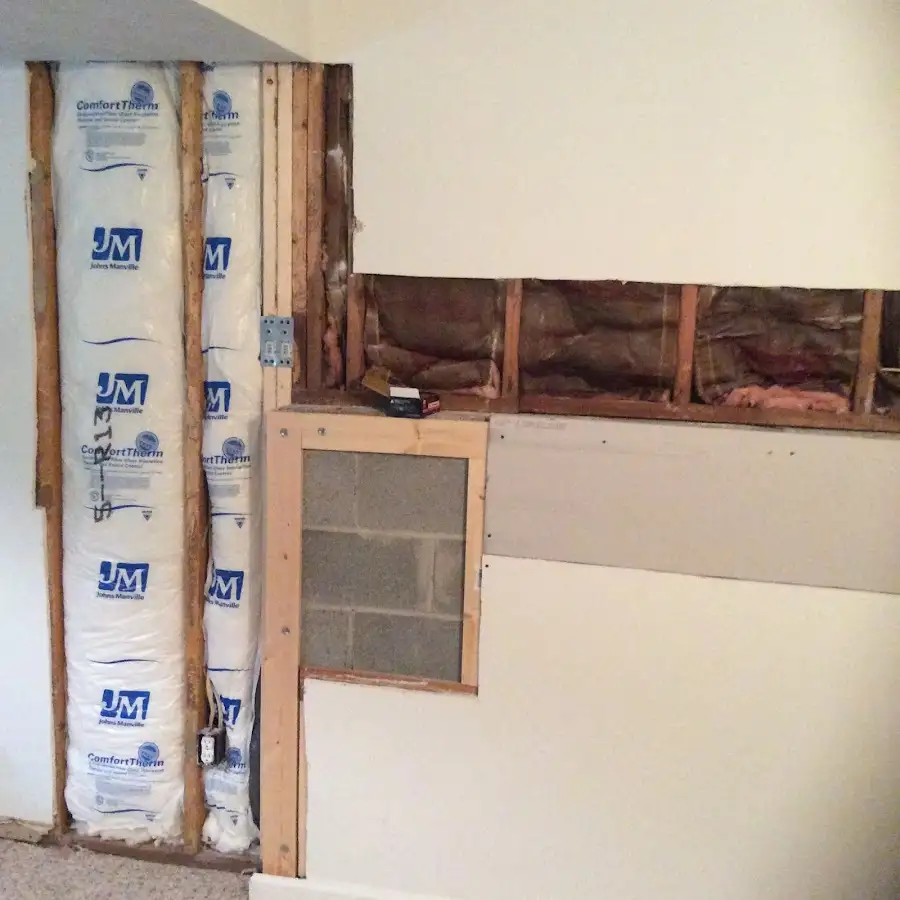 Wall insulation replacement during Structural Drying in Ludlow